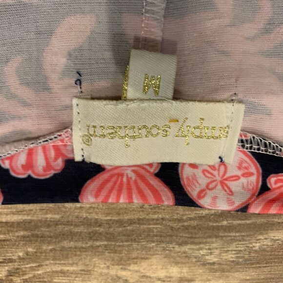 Simply Southern coastal look tunic.  Size: M.  Crabs and Shells!  Super cute! - Picture 2 of 4